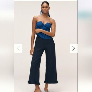 Maeve Colette Ruffle Hem Pants